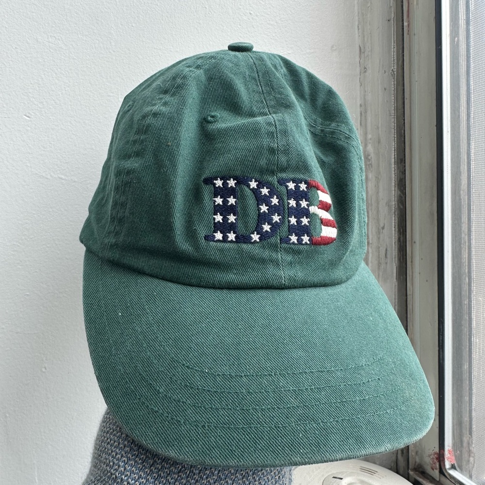 Dairy Boy Green American flag baseball hat
